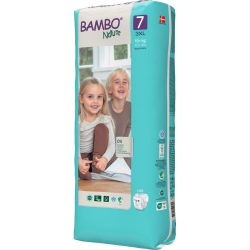 Бебешки еко пелени Bambo Nature Tall, размер 7, 3XL, 18+кг., 40 броя 