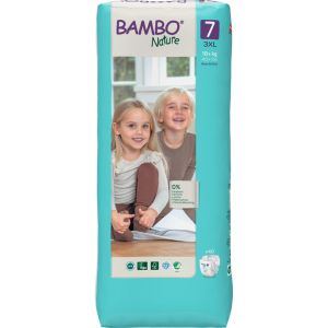 Бебешки еко пелени Bambo Nature Tall, размер 7, 3XL, 18+кг., 40 броя 