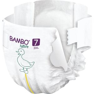Бебешки еко пелени Bambo Nature Tall, размер 7, 3XL, 18+кг., 40 броя 